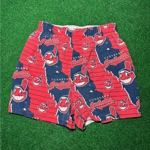 90s Cleveland Indians Shorts vintage rare baseball Guardians small